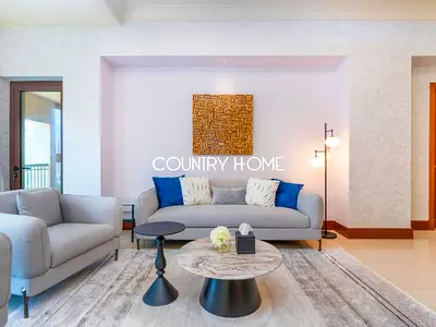 Furnished 2BR + Maid | Partial Sea View