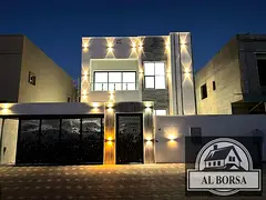 🏠 Villa for rent in Al Zahia, Ajman – 3 master bedrooms, majlis, living room, and maid's room.