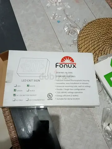 Fonux LED Exit Sign (new in box)