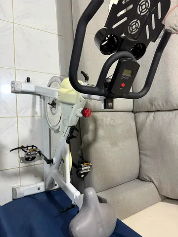 Used Indoor Spin Exercise Bike - Compact Home Trainer