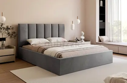 Grey Brand New Queen size bed storage bed including mattress Queen bed