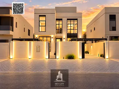موقع استثنائى فرصة العمرفيلا فاخرة مودرن تصميم فلل دبى للبيع  خلف الخدمات ومباشر شارع 311  شامل رسوم التسجيل والتمليك من المالك مباشر