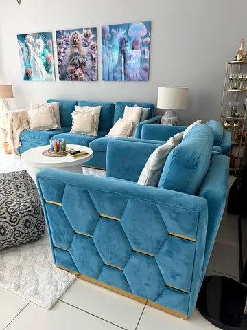 3 seater sofa set , amazing color