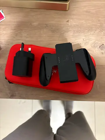 Nintendo switch, OLED special edition with car case and a battery charger