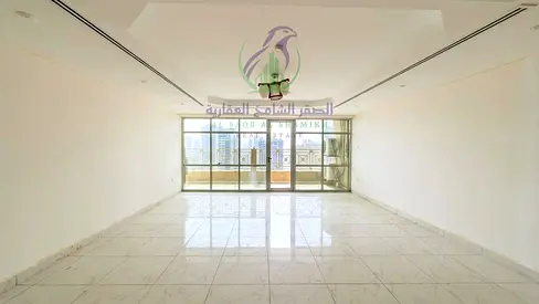 Duplex 5BR Unit for annual rent in Al Majaz 3 Free parking All bedrooms are master 2 balconies 2 kitchens Built in wardrobes Maid master Laundry Store