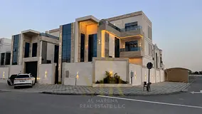 Al Helio 2 โ Ajman | 6 Bedrooms + Elevator + Private Pool | Two Floors + Roof Terrace ~ Price incl