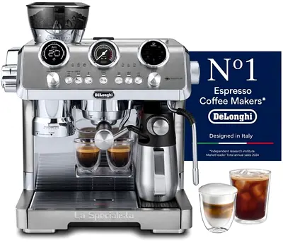 De'Longhi La Specialista Maestro EC9885.M Coffee Machine | Cold Brew | Built-in Grinder | 15 Bar