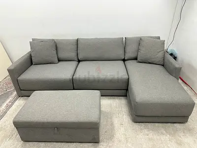 Same like new condition crate&barrel lshape sofa