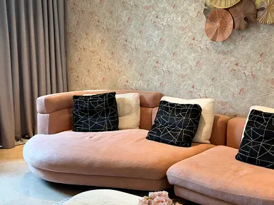Rose Woven Fabric Sofa