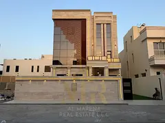 Luxury Villa for Sale on the Main Road in Ajman | 6 Master Bedrooms | Two Floors + Roof Terrace | Fr