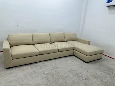 Looks great condition USA made lshape sofa