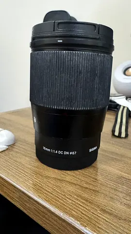 SIGMA 16MM F 1.4 Lens for sony APSC