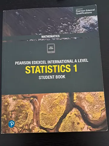 Pearson Edexcel International A Level Statistics 1 Student Book
