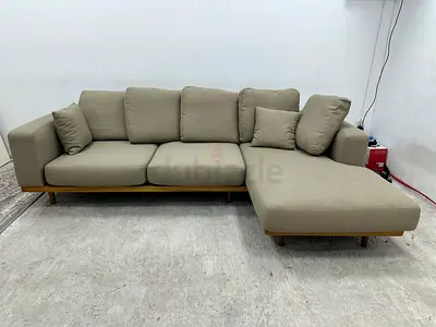Perfect condition west elm Newport lshape sofa