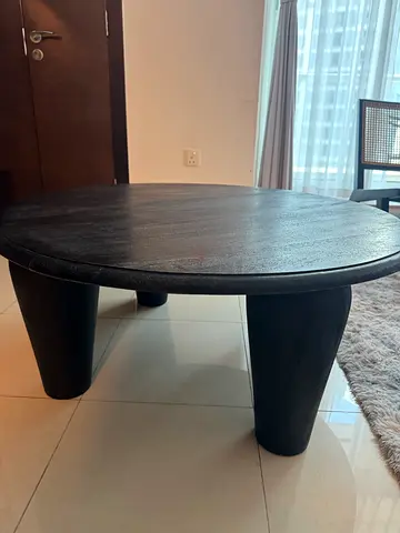 Black Wooden Coffee Table