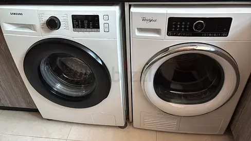 Pair of Front-Load Washing Machines - Samsung & Whirlpool (Used)