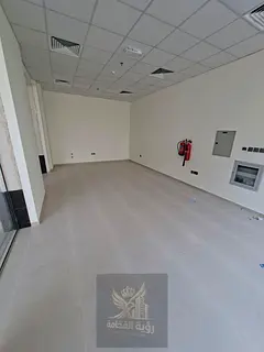 For rent in Sharjah Muwailih Al Falah first tenant commercial shop large space directly on the main 