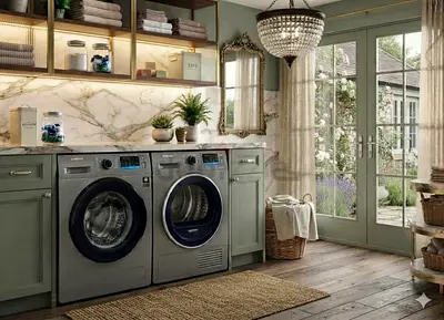 Samsung Washer & Dryer Set – Separate Units, Excellent Condition