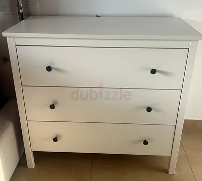 IKEA Hemnes White 3-Drawer Dresser