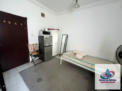 Furnished studio with excellent space and a prime location on a main road. Features central gas air conditioning and is close to all amenities (Sharja