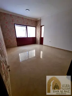 A two-bedroom apartment with a living room is available for annual rent in the Al Khan area of 