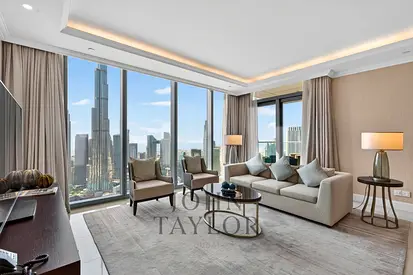 A 3-bedroom apartment in Address Fountain Views 3, Downtown