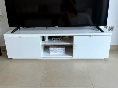 IKEA Byas White TV Bench
