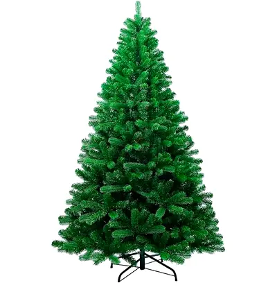 7ft Artificial Christmas Tree - Full, Green, Foldable Stand
