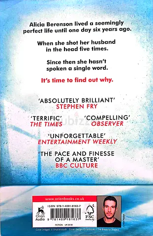The Silent Patient (paperback/back cover) - by Alex Michaelides