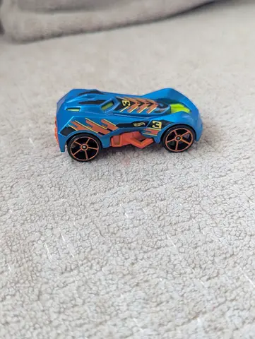 Hot Wheels RD-03 Blue Race Car #3 Diecast Loose