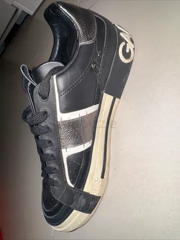 Black low-top dolce and gabbana sneakers model custom 2.Zero, size 8, gently used