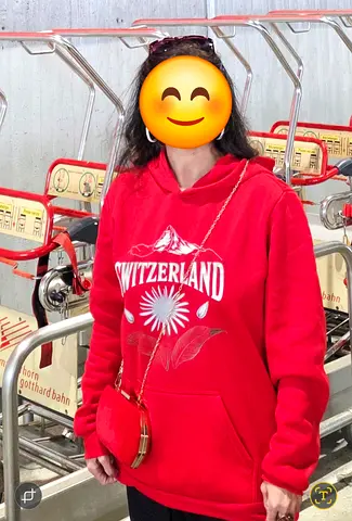 Switzerland red hoodie