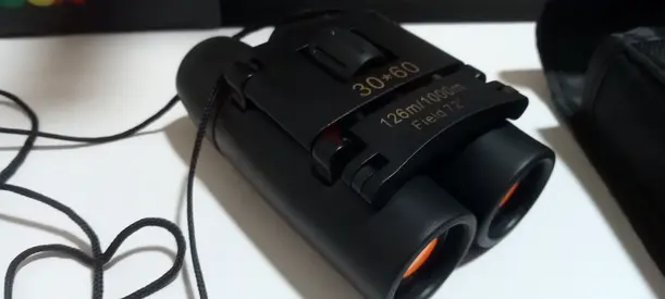 Compact 30x60 Foldable Binoculars with Carry Case