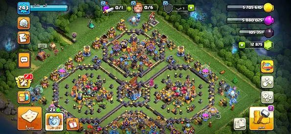 Clash of Clans مع قبيلة مستوى30