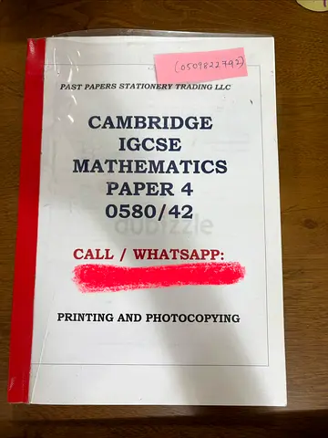 Cambridge IGCSE Mathematics Paper 4 (0580/42) Past Papers Compilation