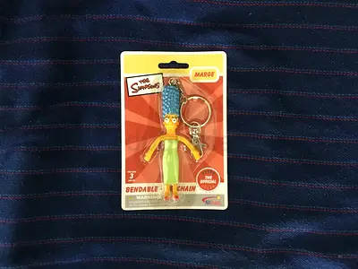 The Simpsons MARGE Bendable Keychain