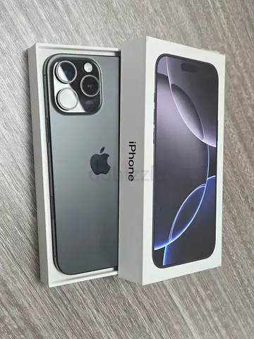 iPhone 16 Pro Max 256GB - Titanium Black with Box UNDER APPLE WARRANTY