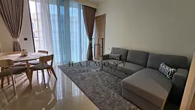 Spacious Furnished Studio with Large Balcony | Bills Included | Bay Residence