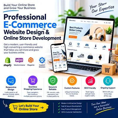 Professional E-Commerce Website Design & Online Store Development