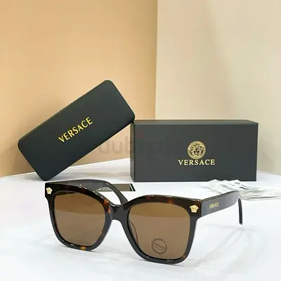 Versace Tortoiseshell Women's Sunglasses with Case