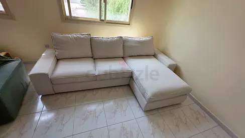 Almost super brand new condition IKEA kivik lshape sofa beige