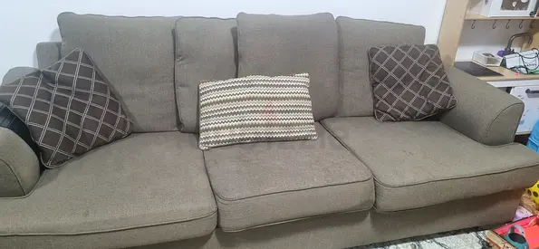 6-seater fabric sofa in good used condition