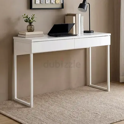 New Liberty High Gloss 2-Drawer Study Console Desk