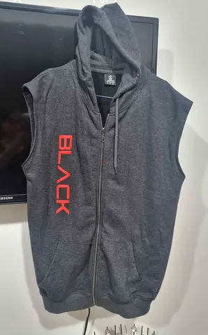 Men sleeveless hoodie