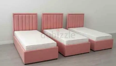 Brand New Single size 90/190 cm Fabric bed including Mattress Available