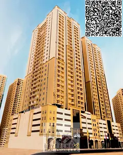 1BR Apartment for Sale | Goldcrest Smart Towers, Ain Ajman | Open View | AED 280K