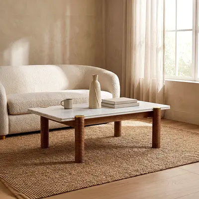 Classifieds: New Cavon Caretto Genuine Marble Top Coffee Table with ...