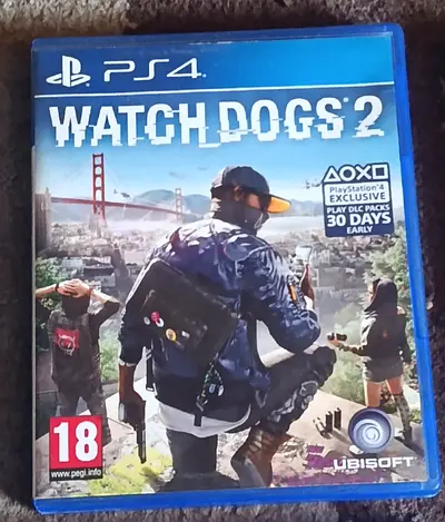 Watch Dogs 2 (PS4) - Original Disc, Good Condition