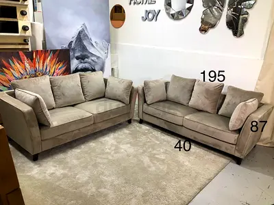 3-seater velvet model from THE One sofa