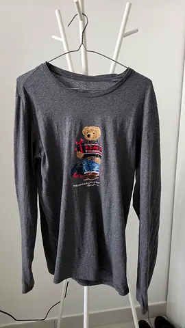 Polo Xmas Gift Long Sleeve Polo Dark Grey
